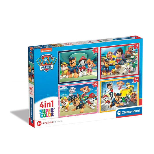 Puzzle La patrulla Canina 4 en 1 - Clementoni