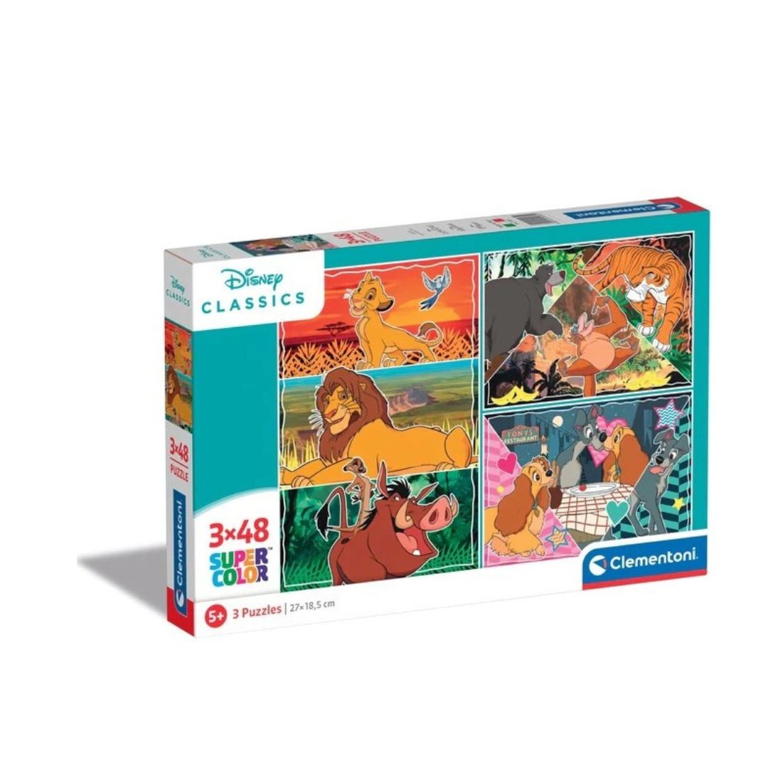 Puzzle Disney Clasicos (3x48 piezas)