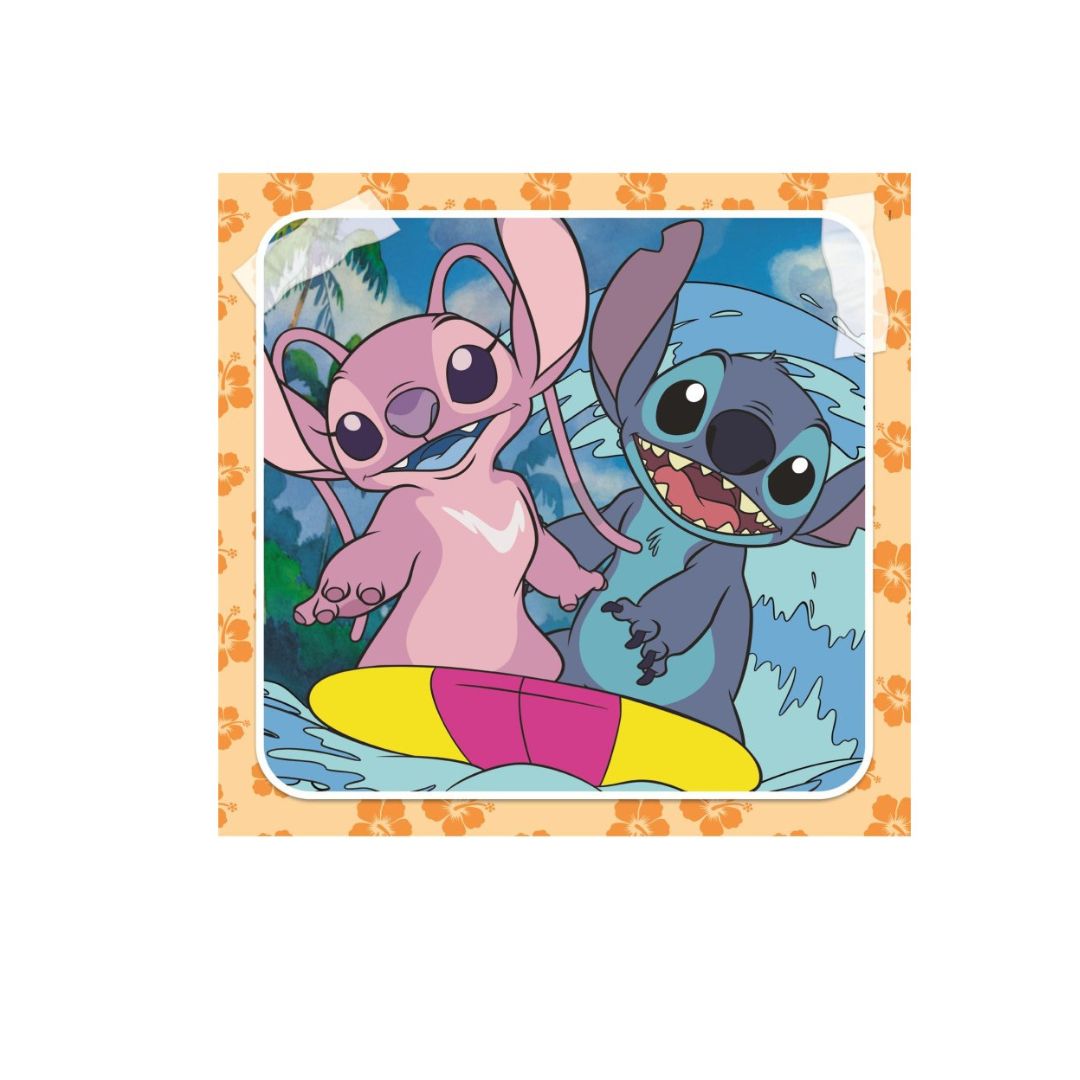 Puzzle Square Stich Disney ( 3 x 48  Piezas )