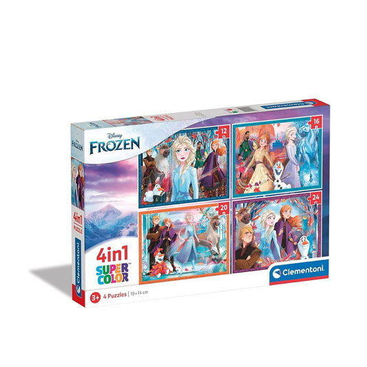 Puzzle 4 en 1 Frozen