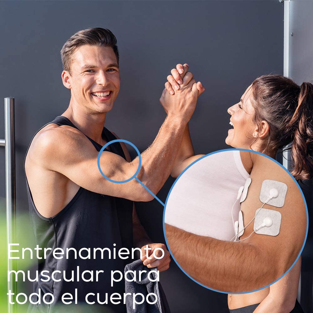 Dispositivo de corriente de estimulación 3 en 1 para el alivio del dolor y entrenamiento