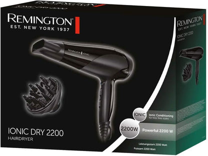 Remington Secador de Pelo Ionic Dry 2200 Iónico