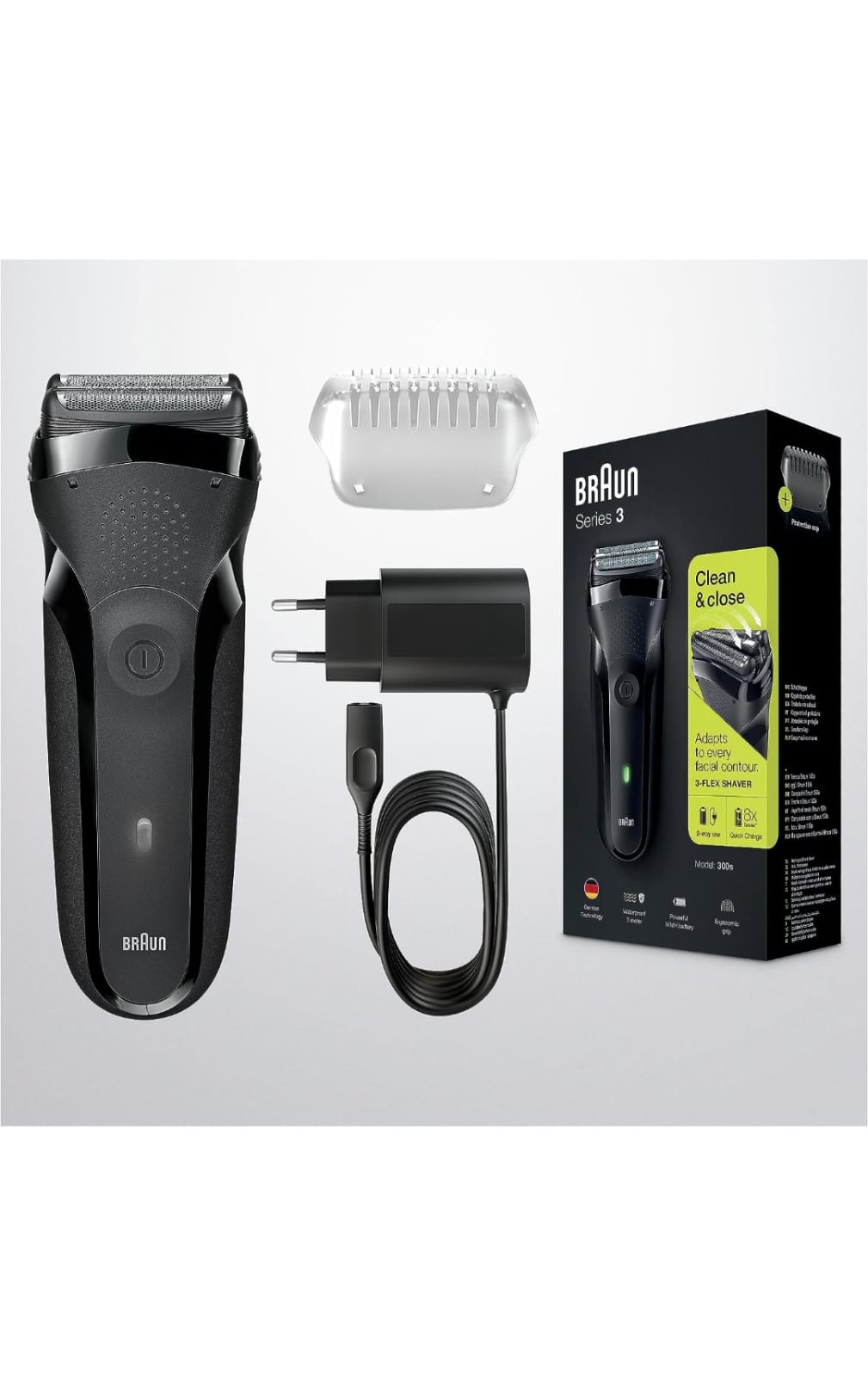 Braun Series 3 Afeitadora Eléctrica Hombre 300BT