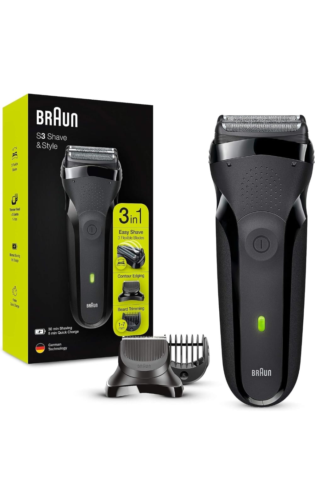 Braun Series 3 Afeitadora Eléctrica Hombre 300BT