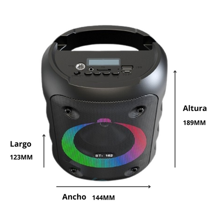 Altavoz Auricular con luz led TWS Bluetooz en color negro