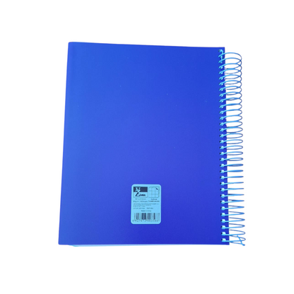 Cuaderno A5 160H T/Blanda cuadricula en color azul