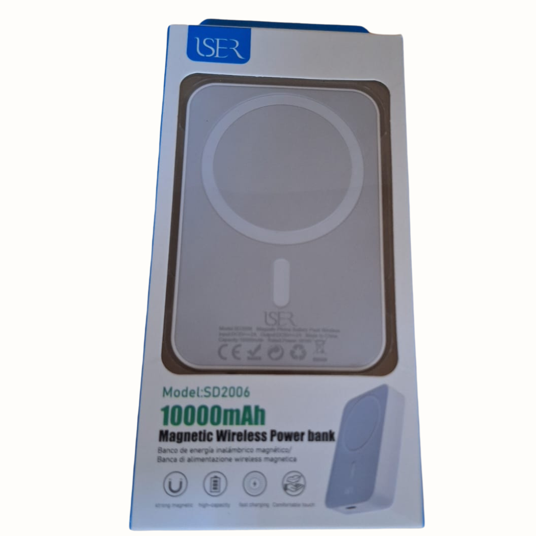 Cargador magnético inalámbrico Power bank 10000mAh