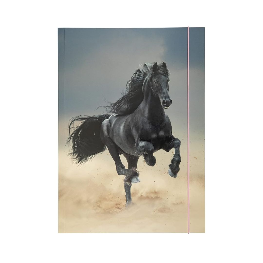 Carpeta A3 Basic caballo negro