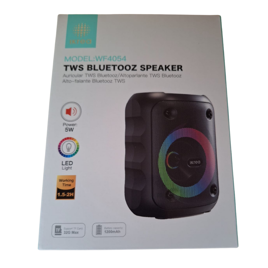 Altavoz Auricular con luz led TWS Bluetooz en color negro